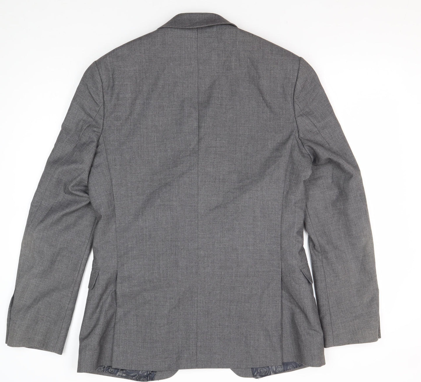 Scott & Taylor Men's Grey Slim Blazer 38R
