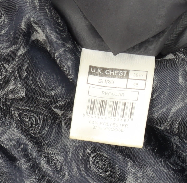 Scott & Taylor Men's Grey Slim Blazer 38R