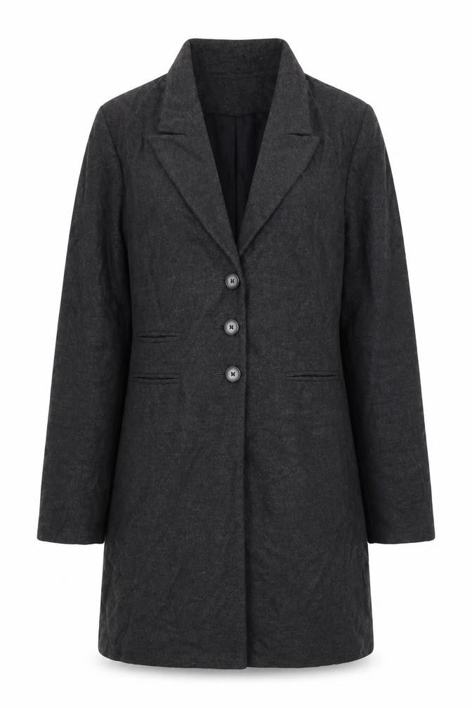 Wallis Women's Black Long Coat Size 12 Business Formal