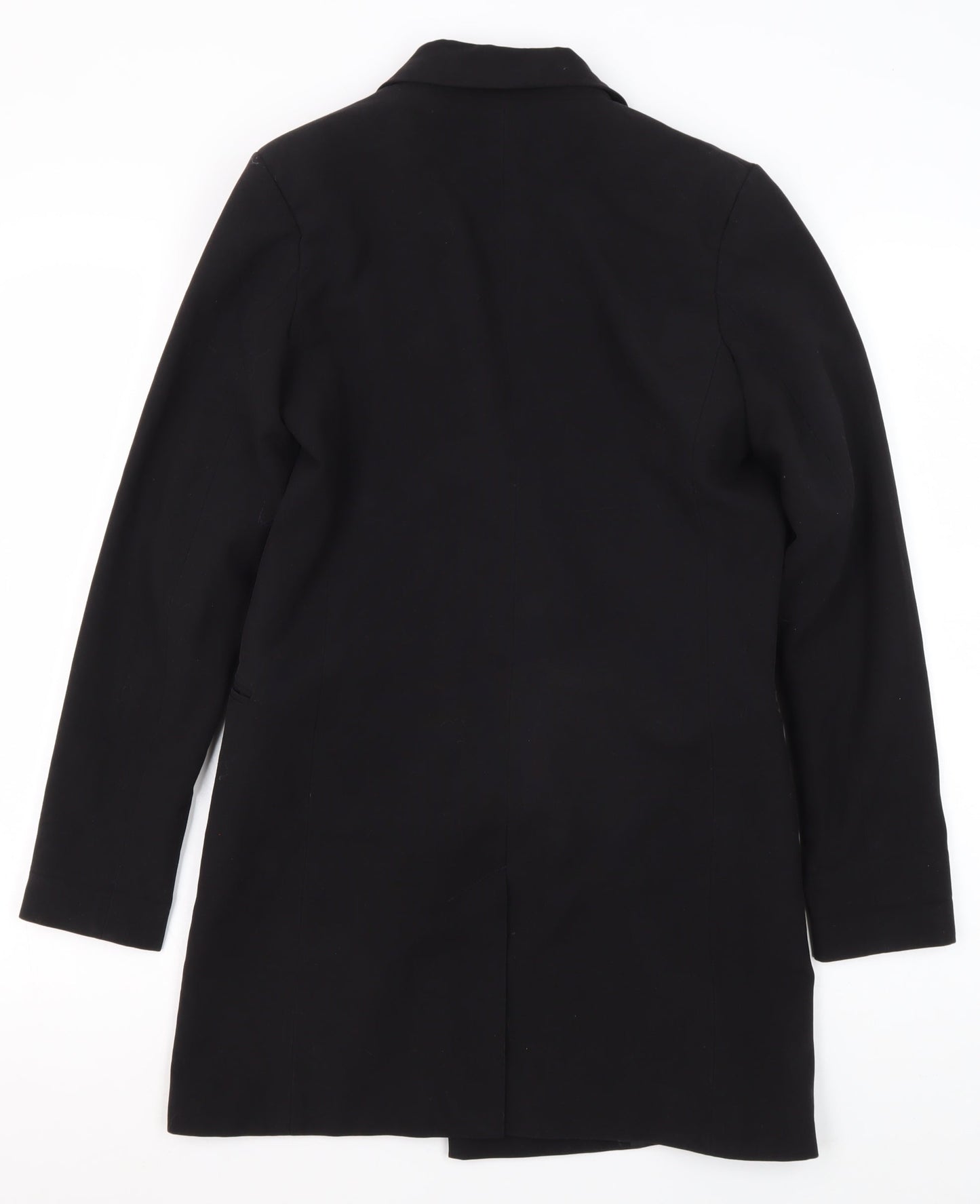 ASOS Women's Black Long Overcoat Size 8