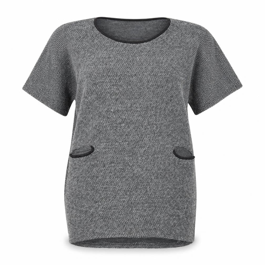 Apricot Women's Grey Knit Tunic Jumper, S