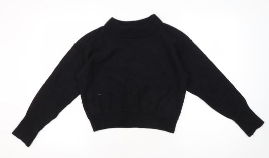Free People Women's Black Wool Pullover Jumper Size S