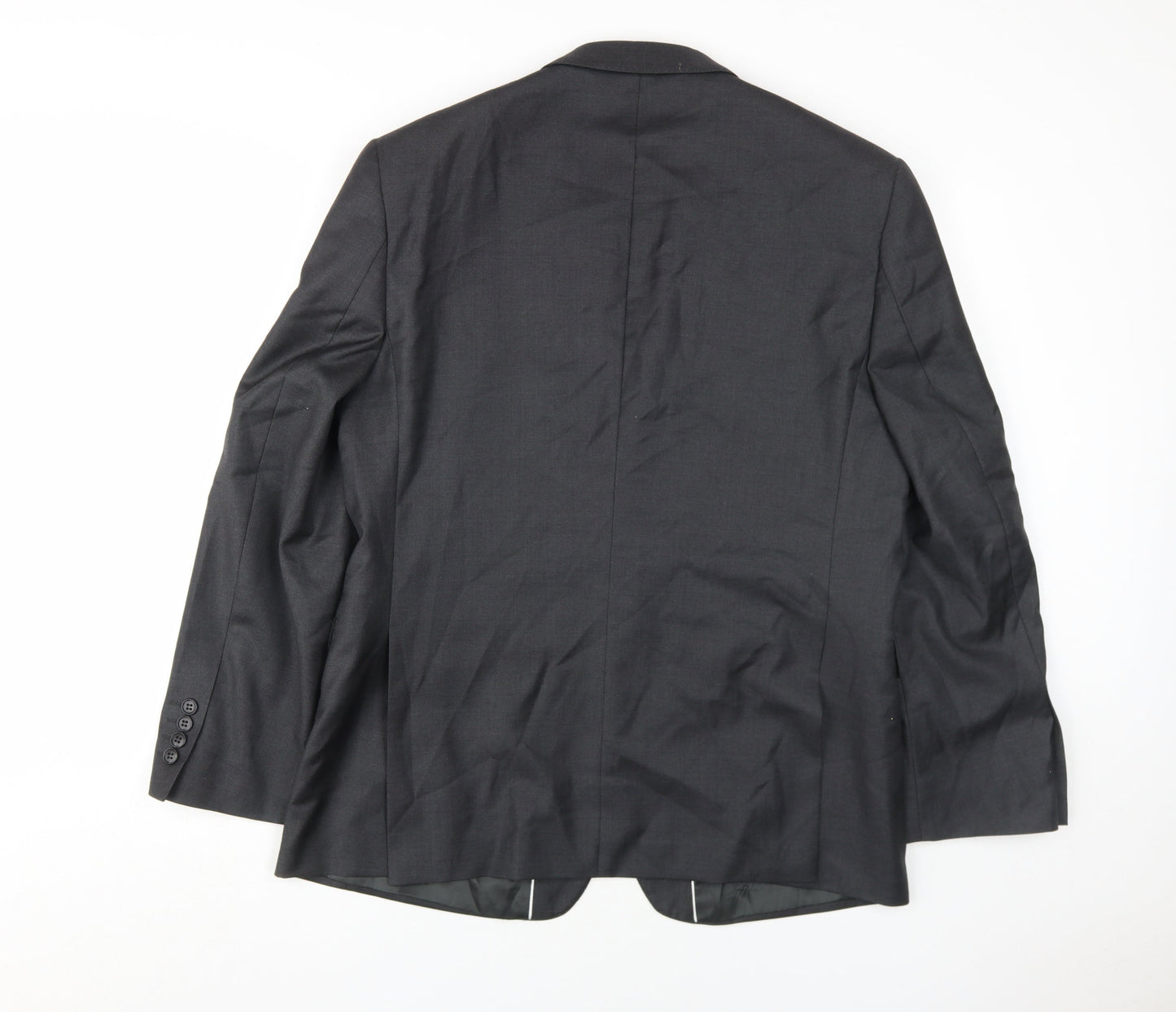 Lanificio Cerruti Men's Black Blazer, Short Fit, 42S