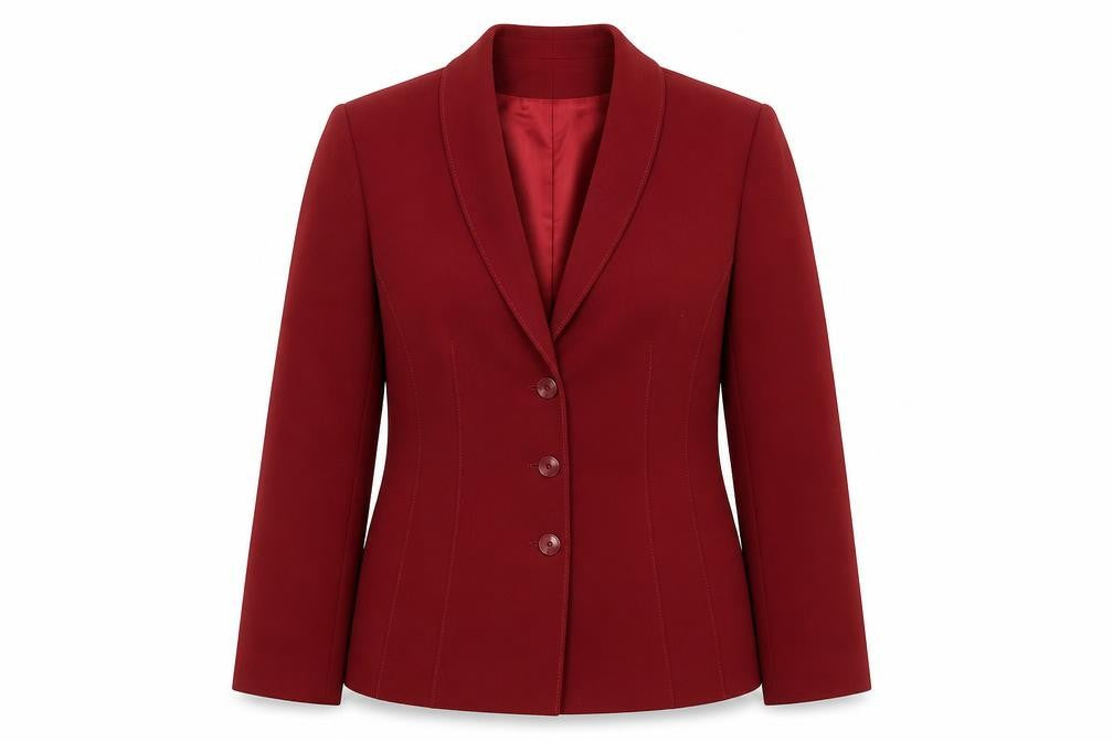 Jacques Vert Women's Red Blazer, Size 12, Formal Workwear