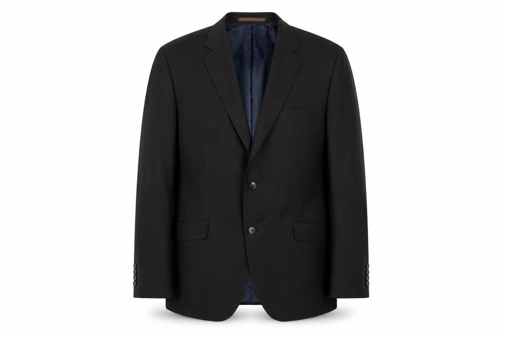 Marks & Spencer Men's Brown Blazer 42R, Two-Button, Single-Vent
