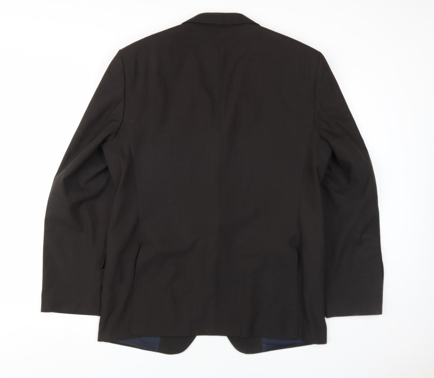 Marks and Spencer Men's Brown Blazer 42R, Two-Button, Single-Vent
