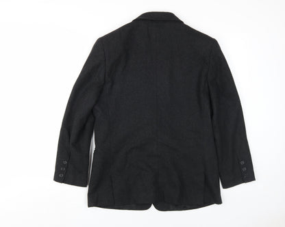United Colors of Benetton Women's Black Blazer Size 12