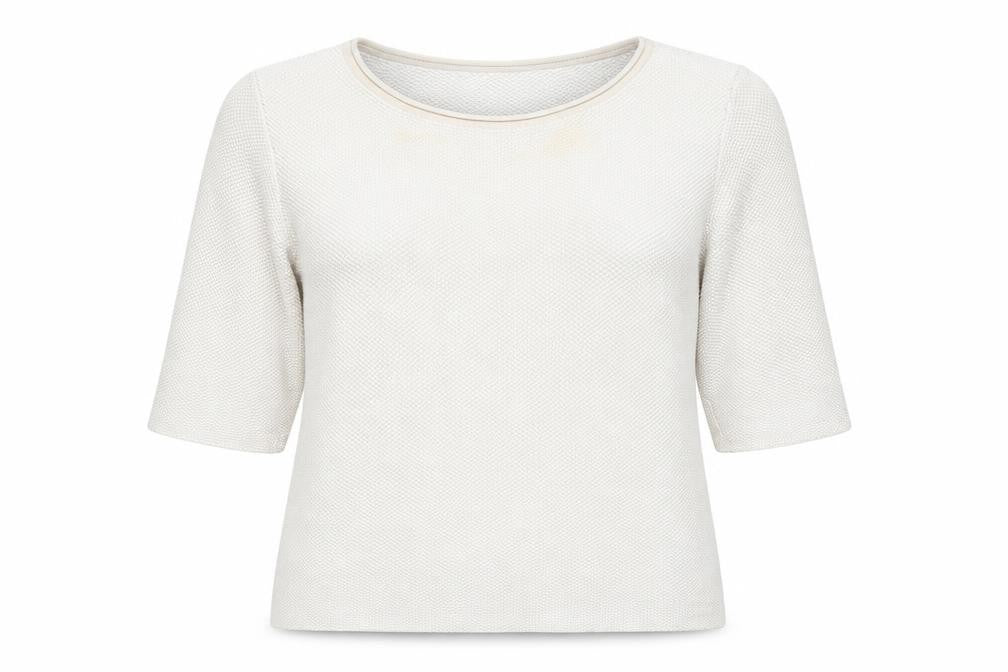 Olsen Women's White Pullover Jumper Size 18 Round Neck