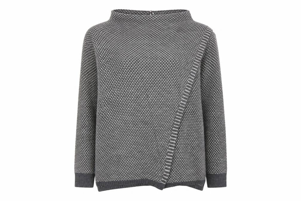 JoJo Maman Bébé Women's Grey Knit Pullover Jumper S