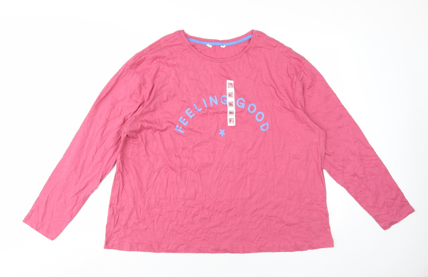 Marks and Spencer Women's Pink XL Long Sleeve T-Shirt