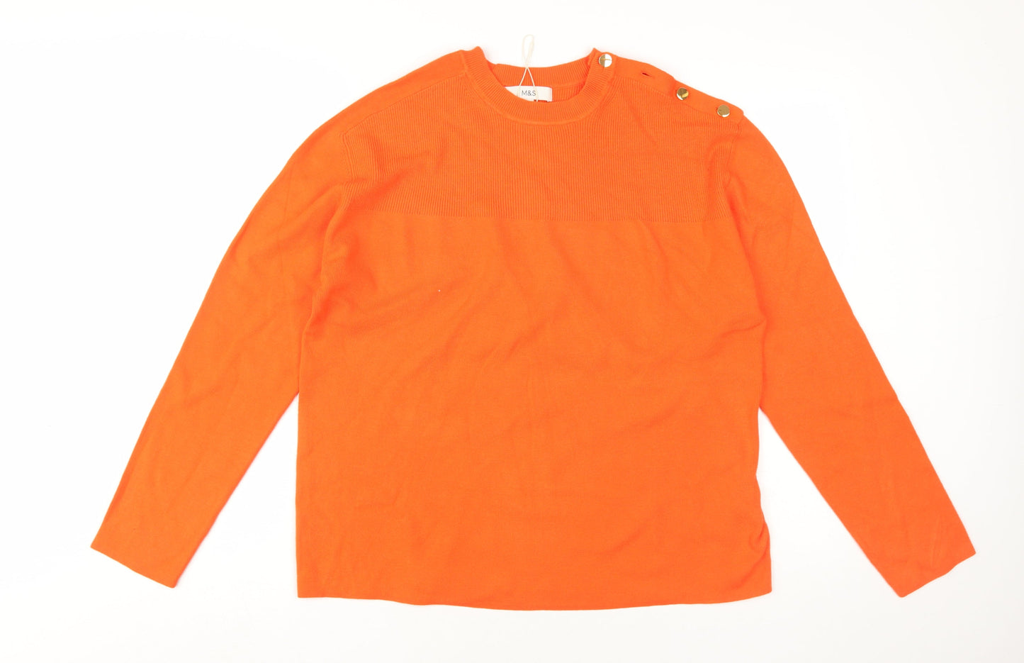Marks and Spencer Women’s Orange Pullover M