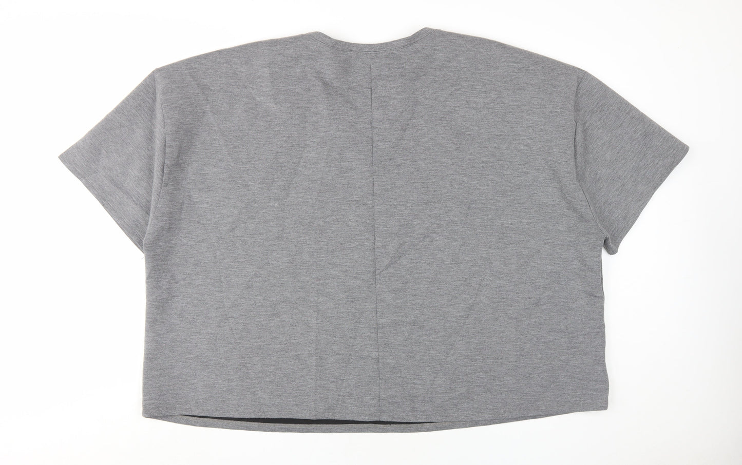 ASOS Women Grey Basic T-Shirt UK 30 Relaxed Fit