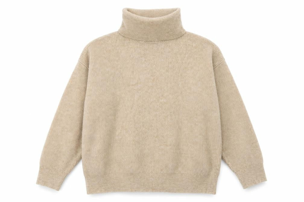 New Look Women's Beige Roll Neck Pullover Jumper - M