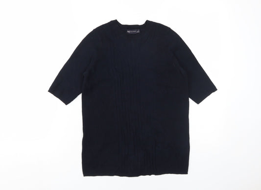 Marks and Spencer Women's Black Cable-Knit Pullover