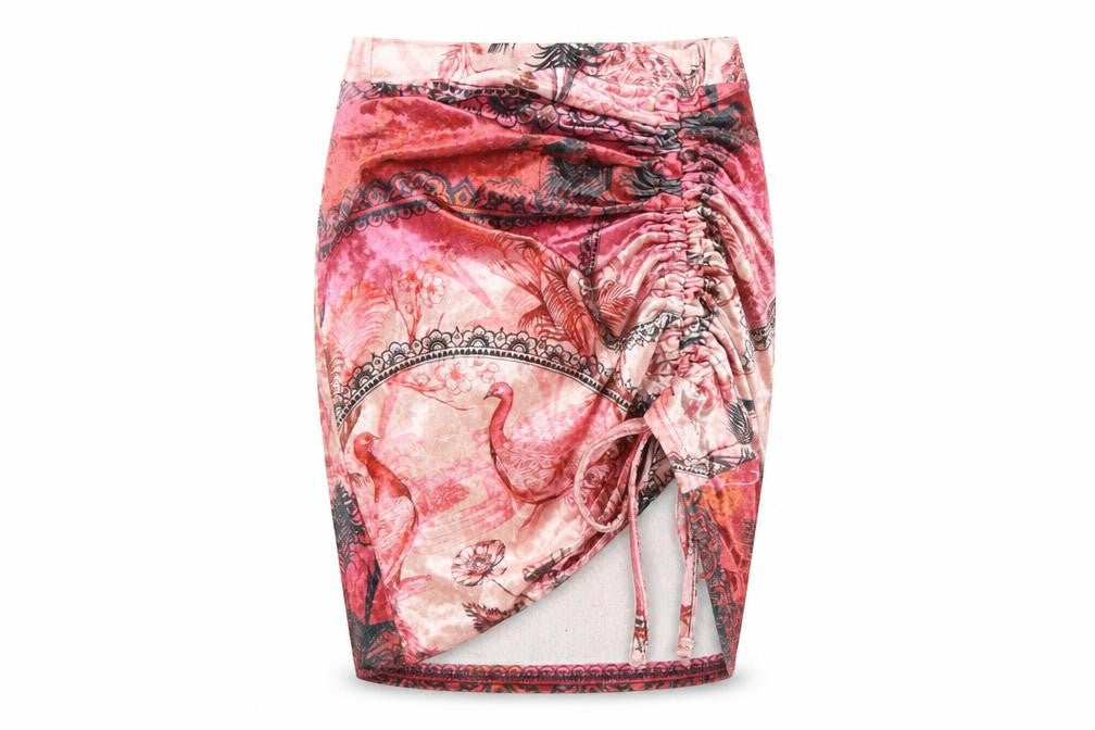 PrettyLittleThing Women's Multicoloured Floral Skirt