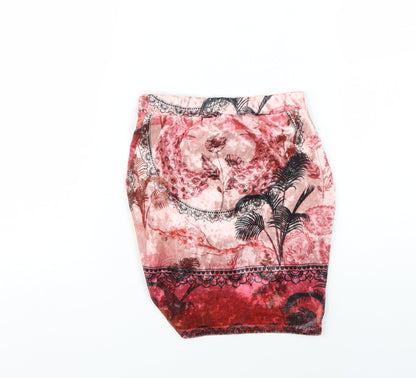 PRETTYLITTLETHING Women's Multicoloured Floral Skirt