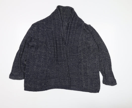 Marks and Spencer Women's Blue Cardigan, Size 12