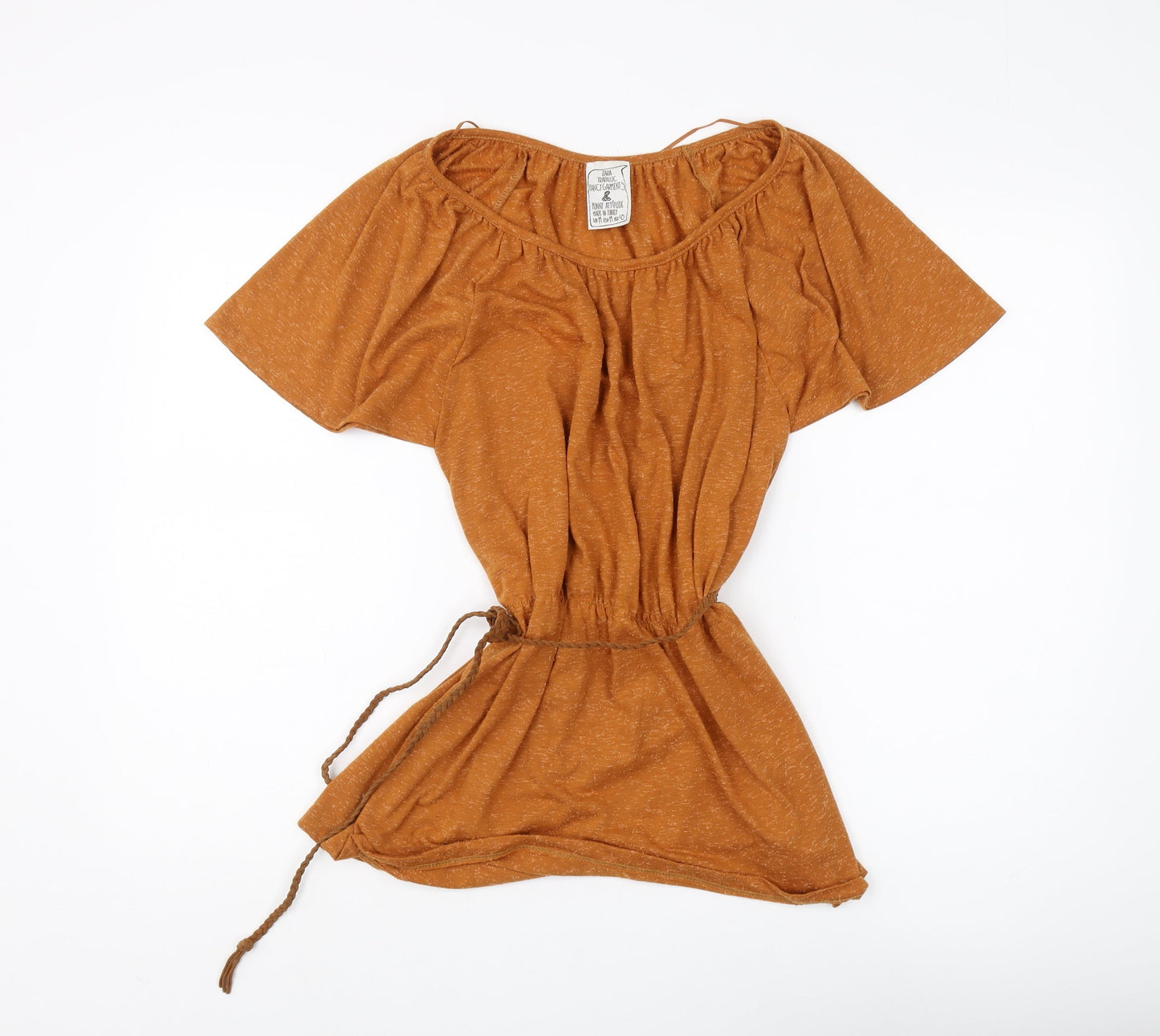 Zara Women’s Brown Tunic Blouse, Size 12, Summer Casual