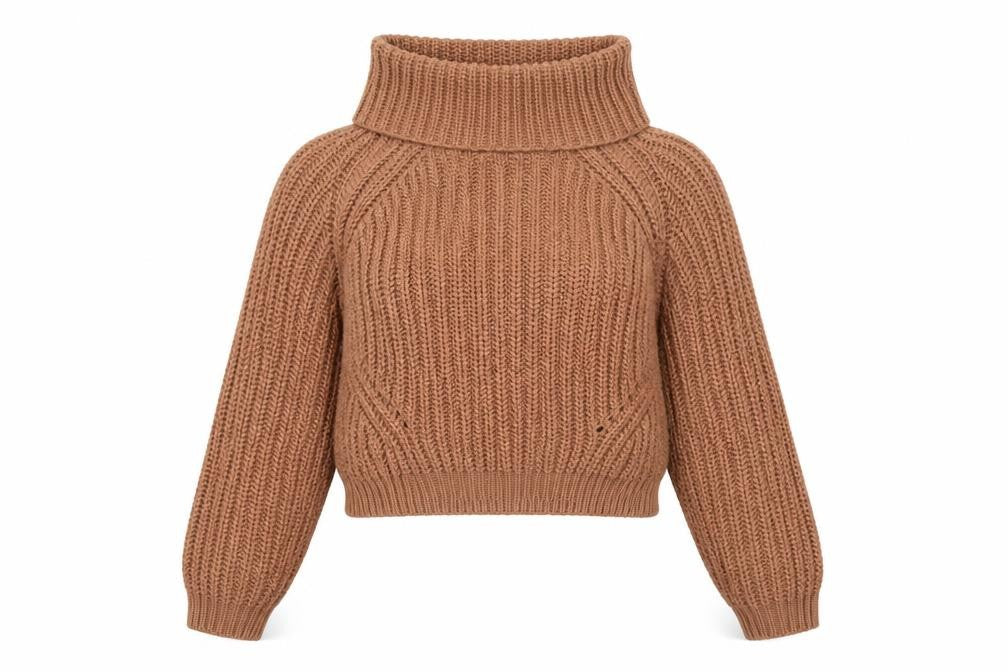 moon&madison Women's Brown Roll Neck Pullover Jumper S
