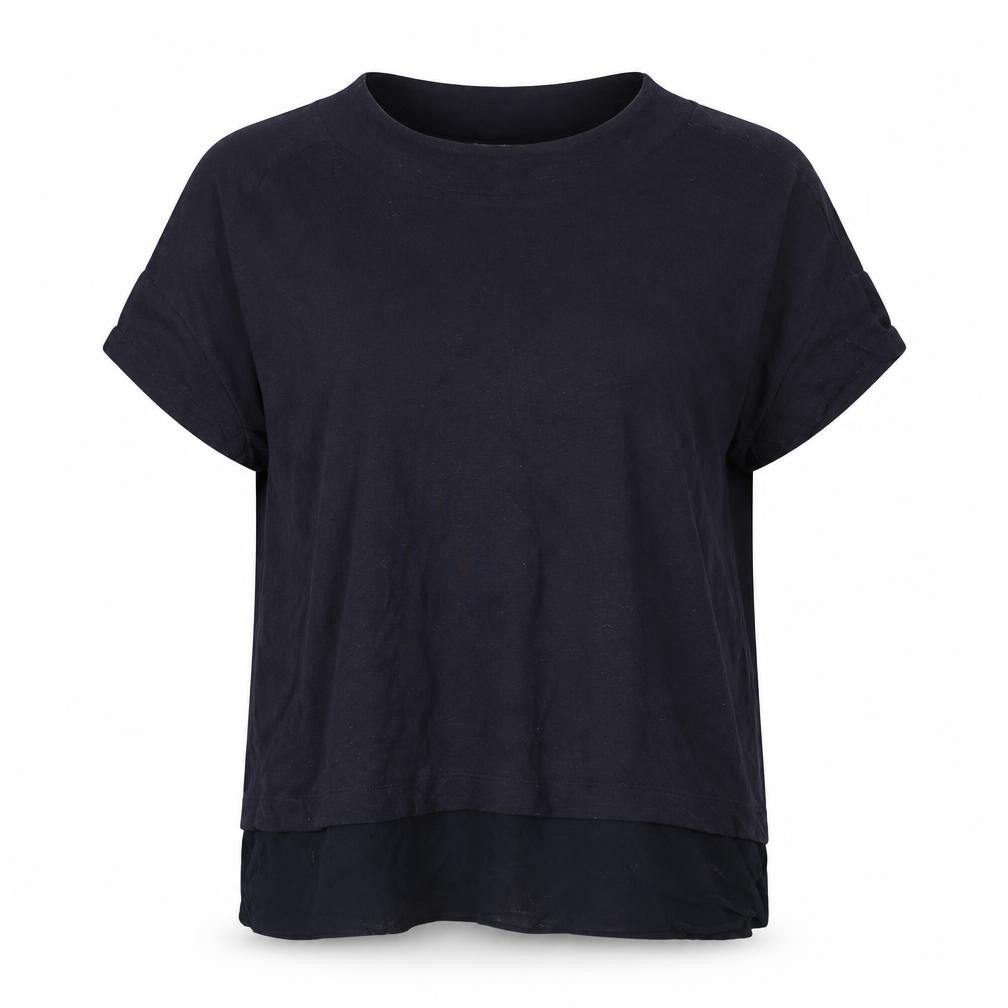 Esprit Women's Black L Basic Cotton T-Shirt