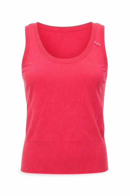 Wallis Women’s Red Tank Top Size 12 Basic Scoop Neck