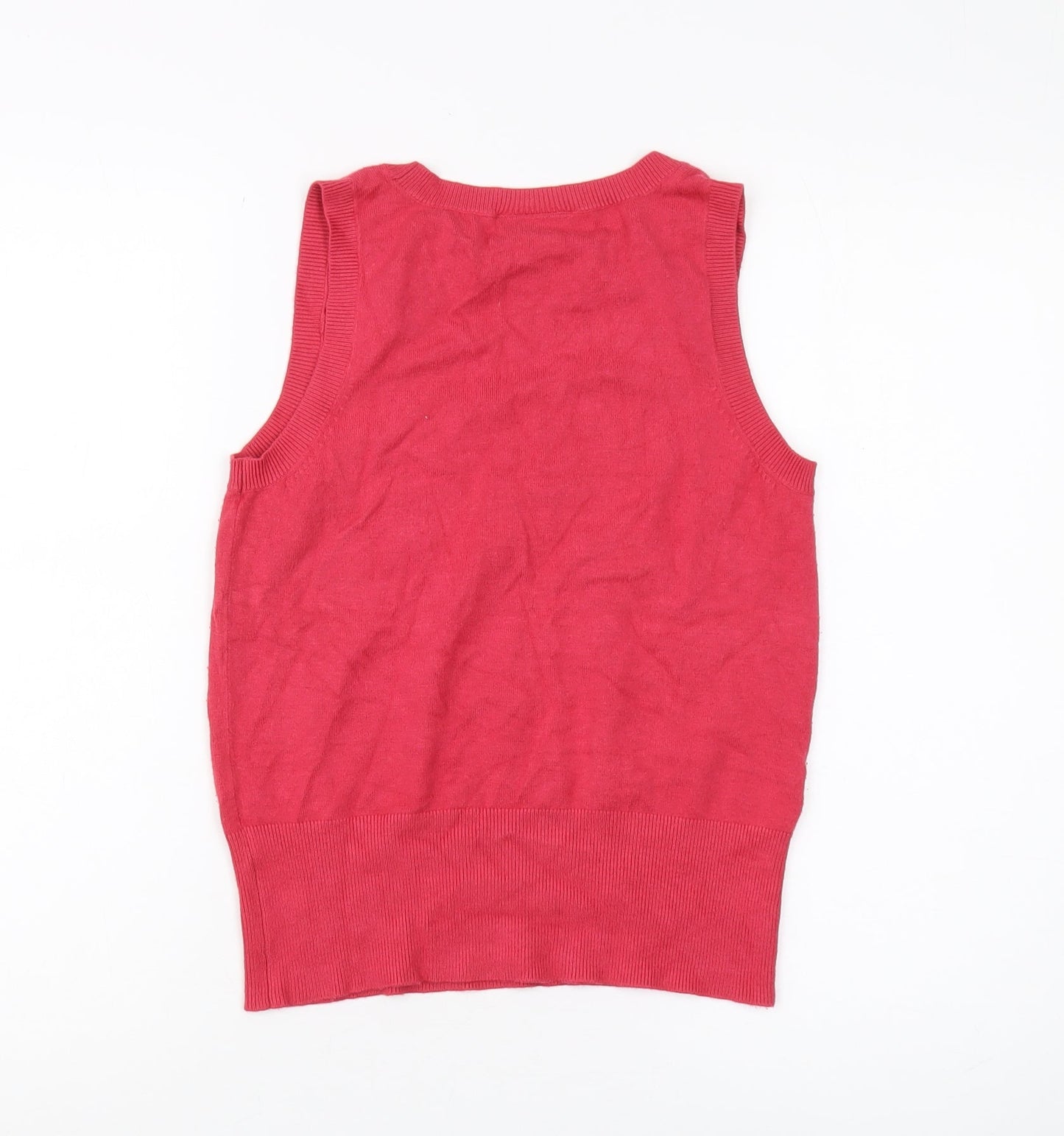Wallis Women’s Red Tank Top Size 12 Basic Scoop Neck