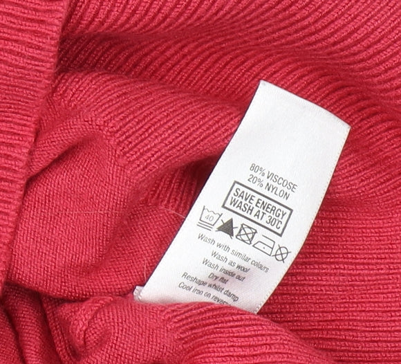 Wallis Women’s Red Tank Top Size 12 Basic Scoop Neck