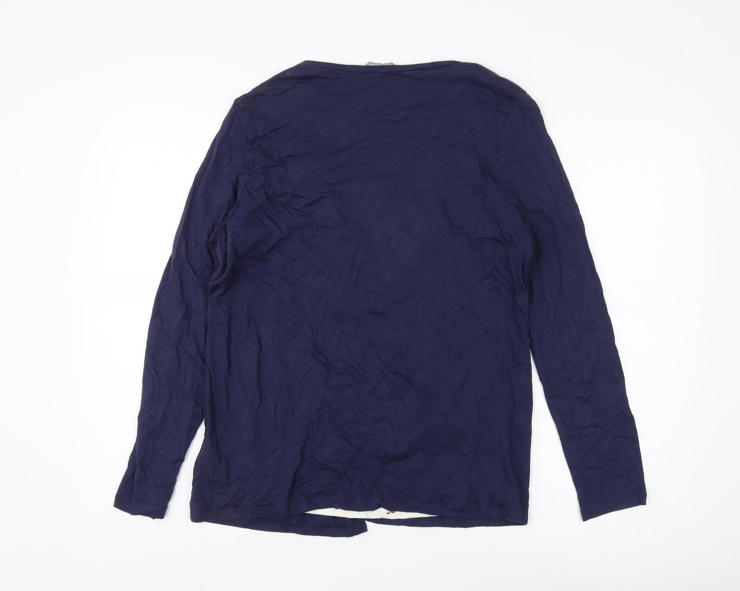 Marks and Spencer Women’s Blue Long Sleeve V-Neck Top