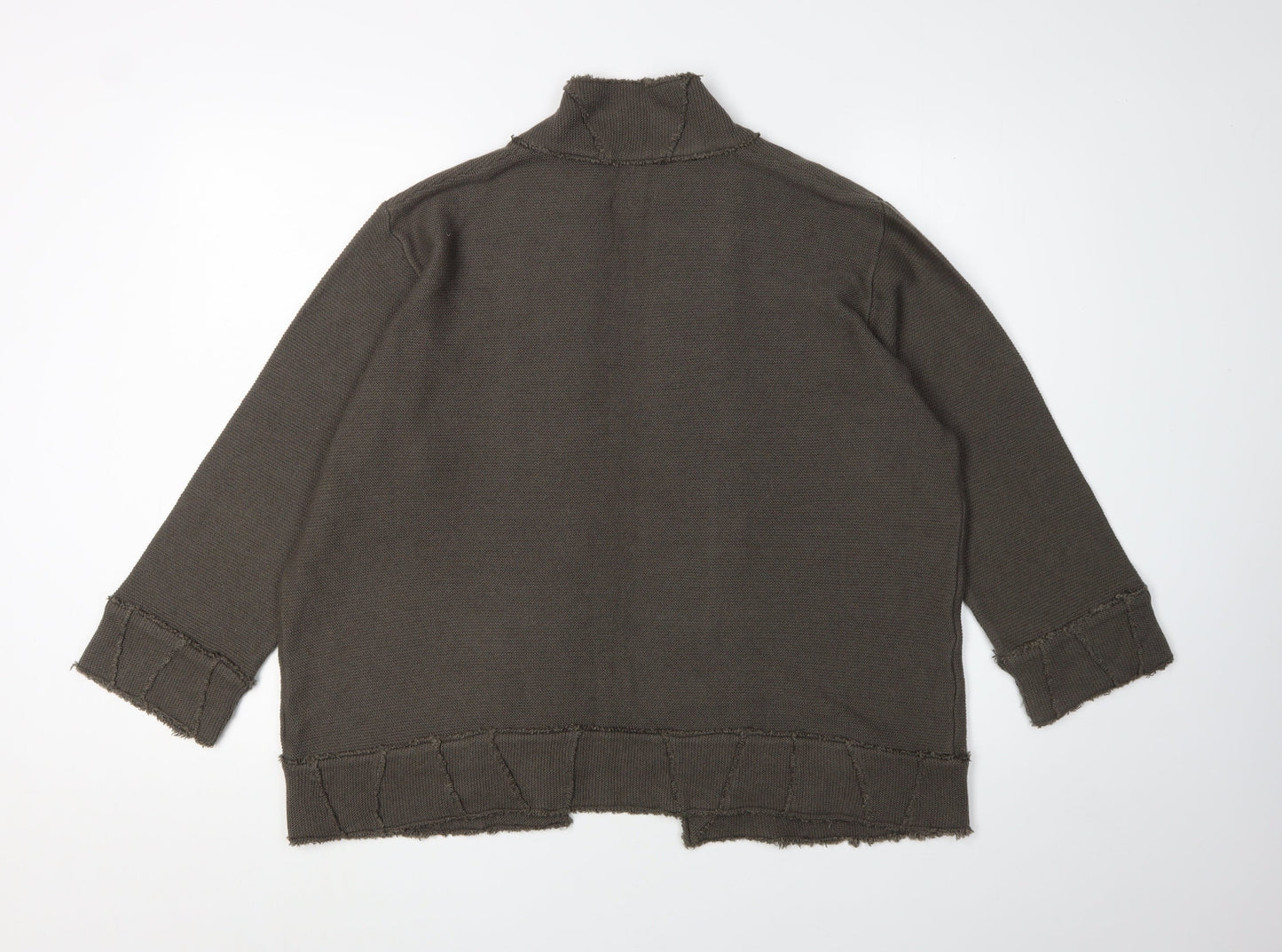 Wall Women's Brown Cardigan M Alpaca Blend