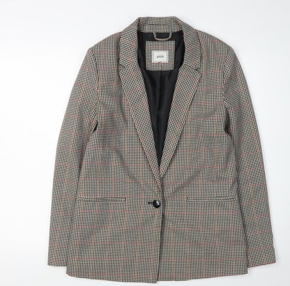 Pimkie Women's Multicoloured Blazer Houndstooth S