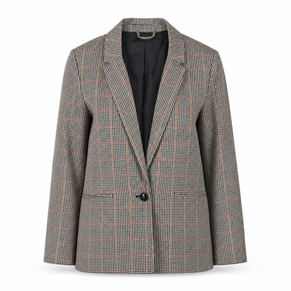 Pimkie Women's Multicoloured Blazer Houndstooth S