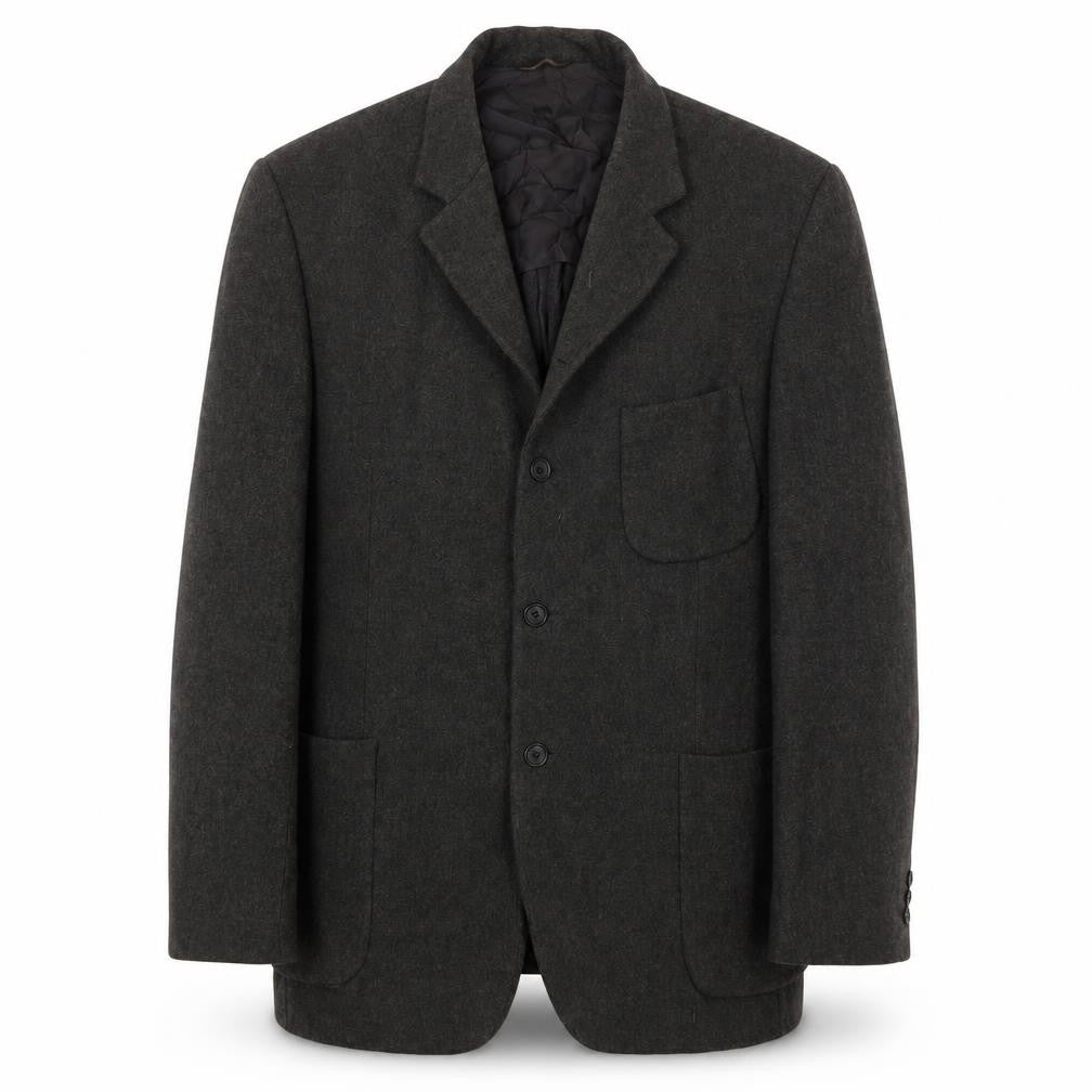 Cerruti 1881 Men's Grey Regular Fit Blazer Size 50