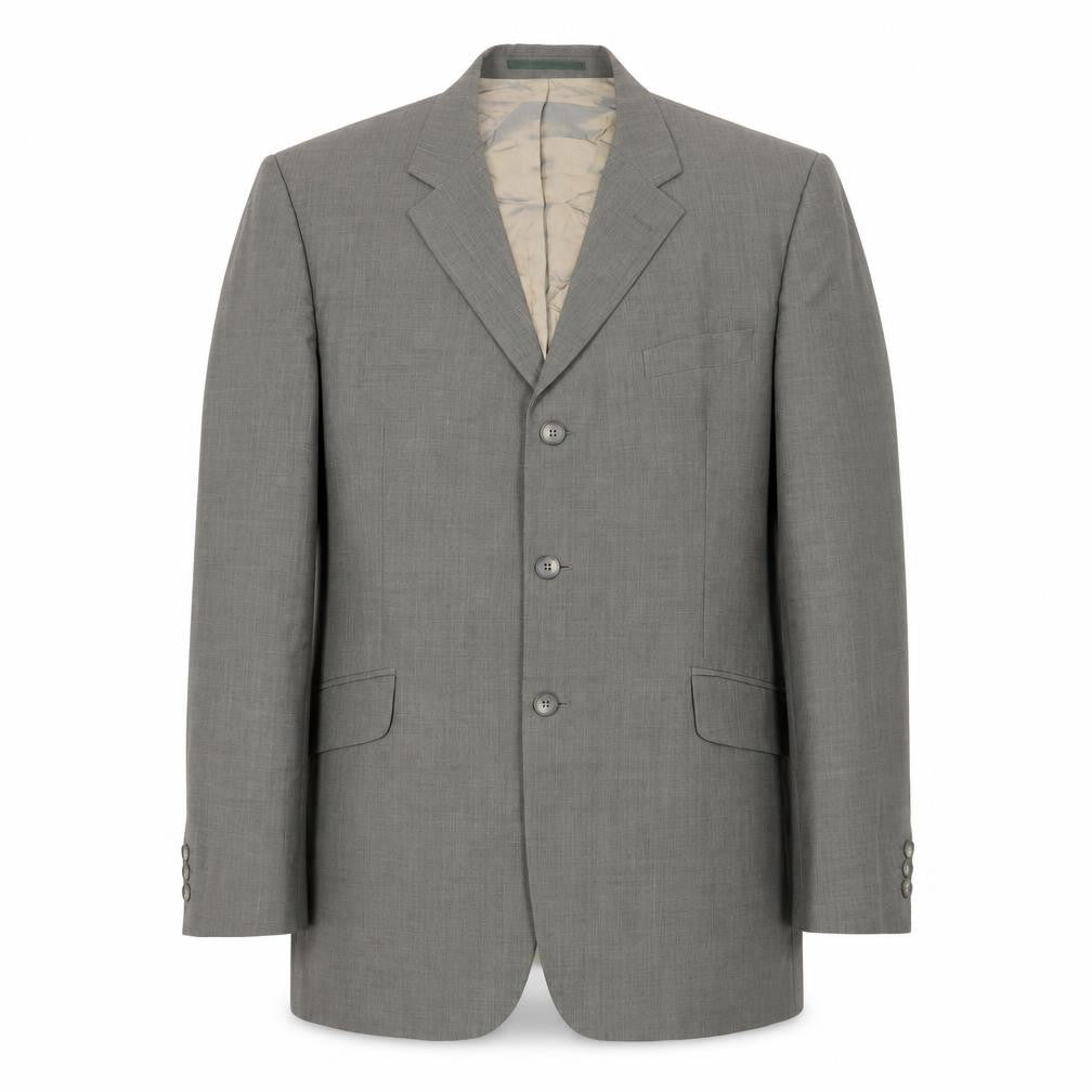 Karl Jackson Men's Grey Blazer, Size 44, Formal Elegance