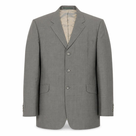 Karl Jackson Men's Grey Blazer, Size 44, Formal Elegance
