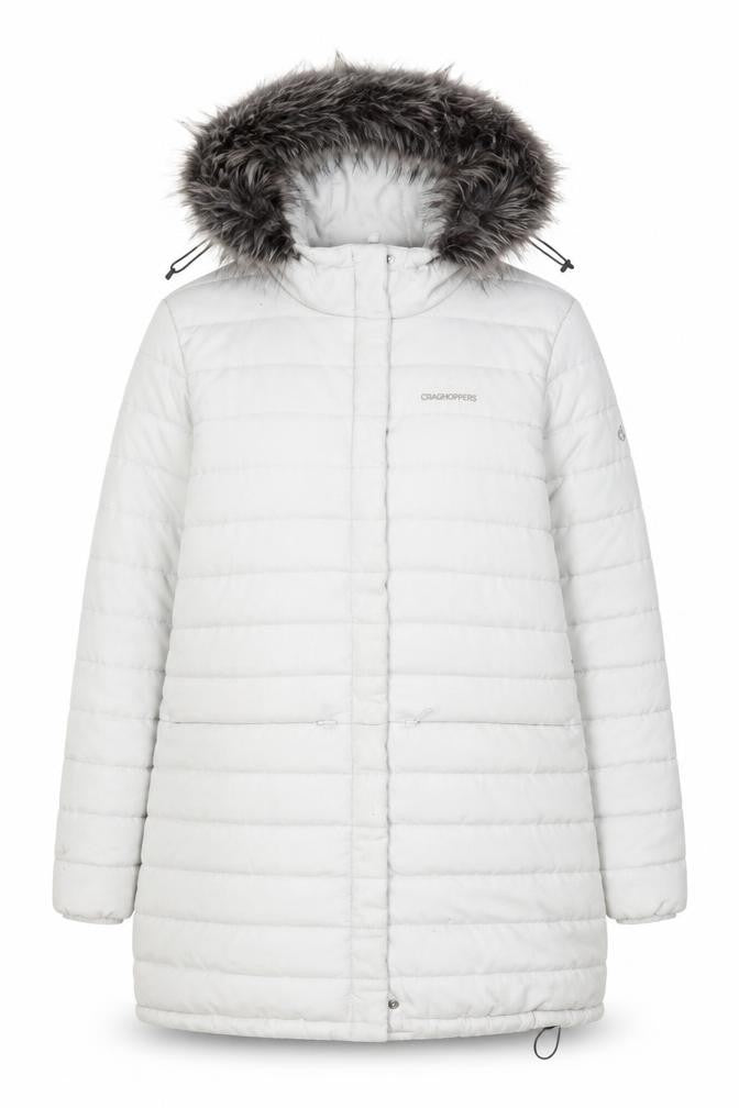 Craghoppers Women's White Puffer Jacket Size 10