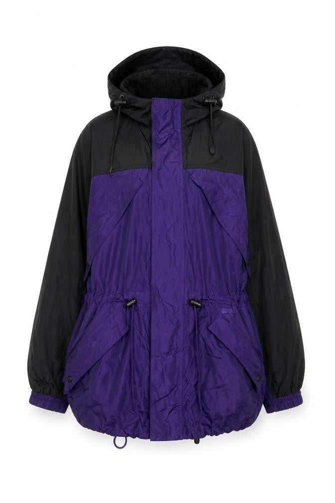 BRYNTECH Women's Purple Black Parka Jacket, Size S