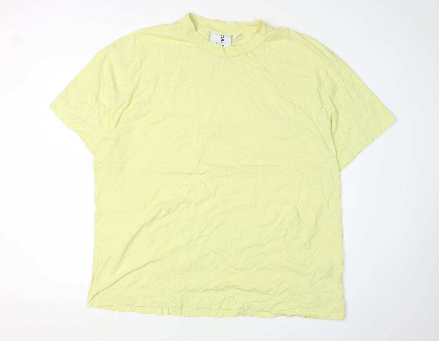 Collusion Men's Yellow 2XL Crew Neck T-Shirt