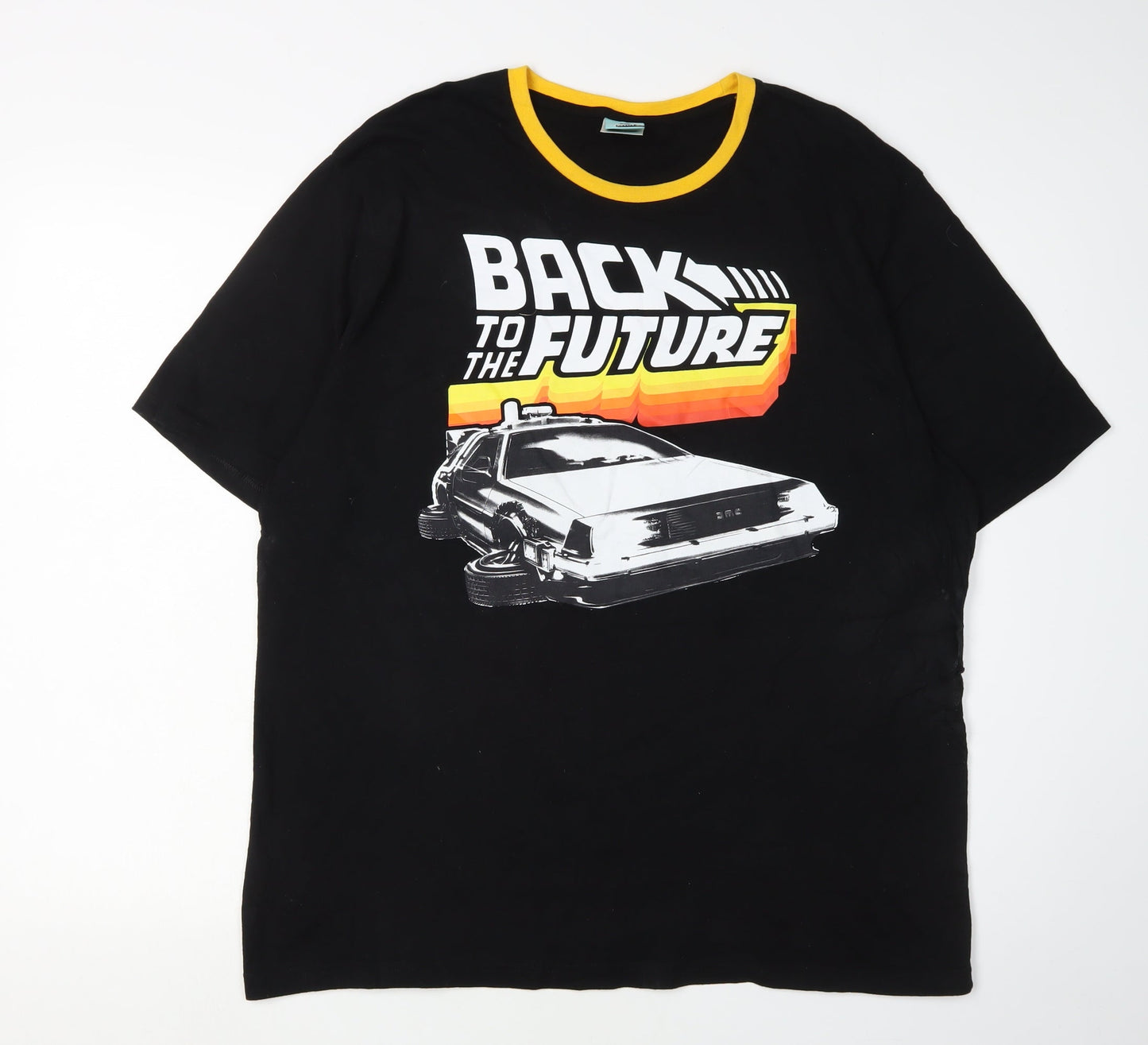 Truffle Shuffle Men's Black Large Retro Movie T-Shirt