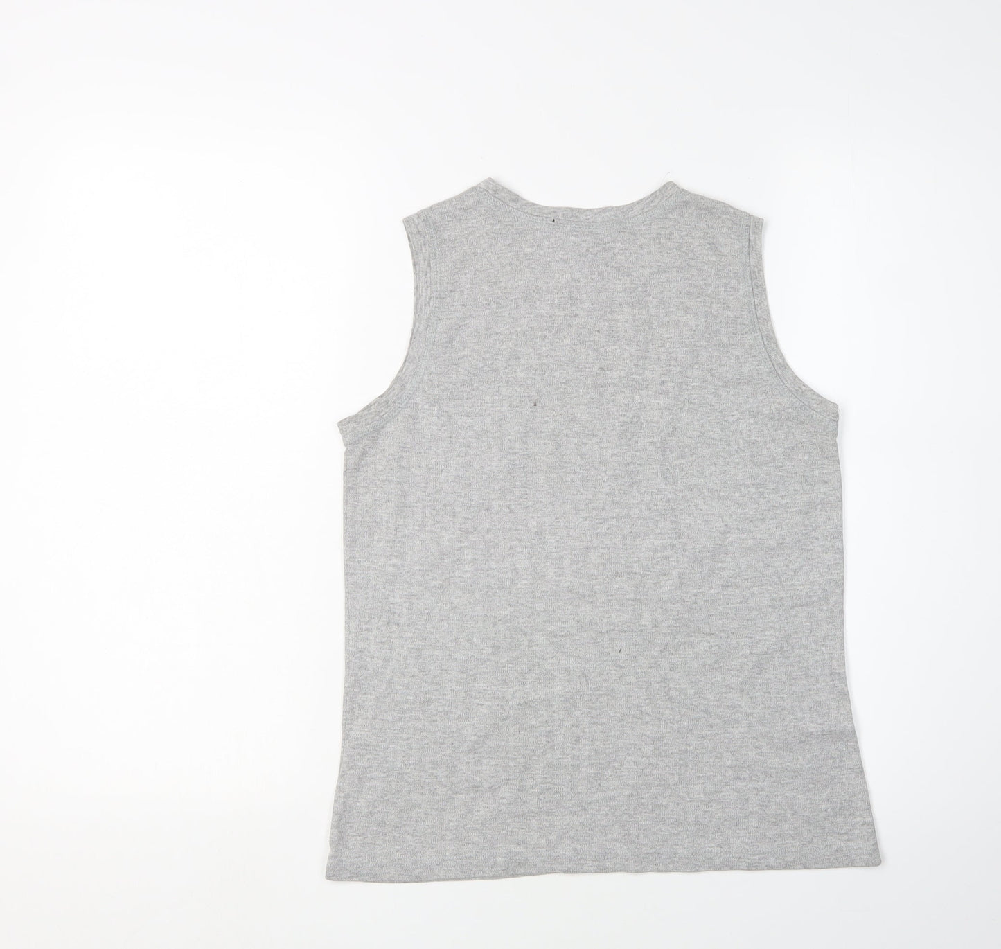New York & Company Grey Sleeveless Women's Tank Basic Style