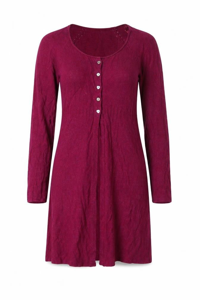 Milette Stuff Women's Red Cardigan Size 10 Buttoned Knitwear