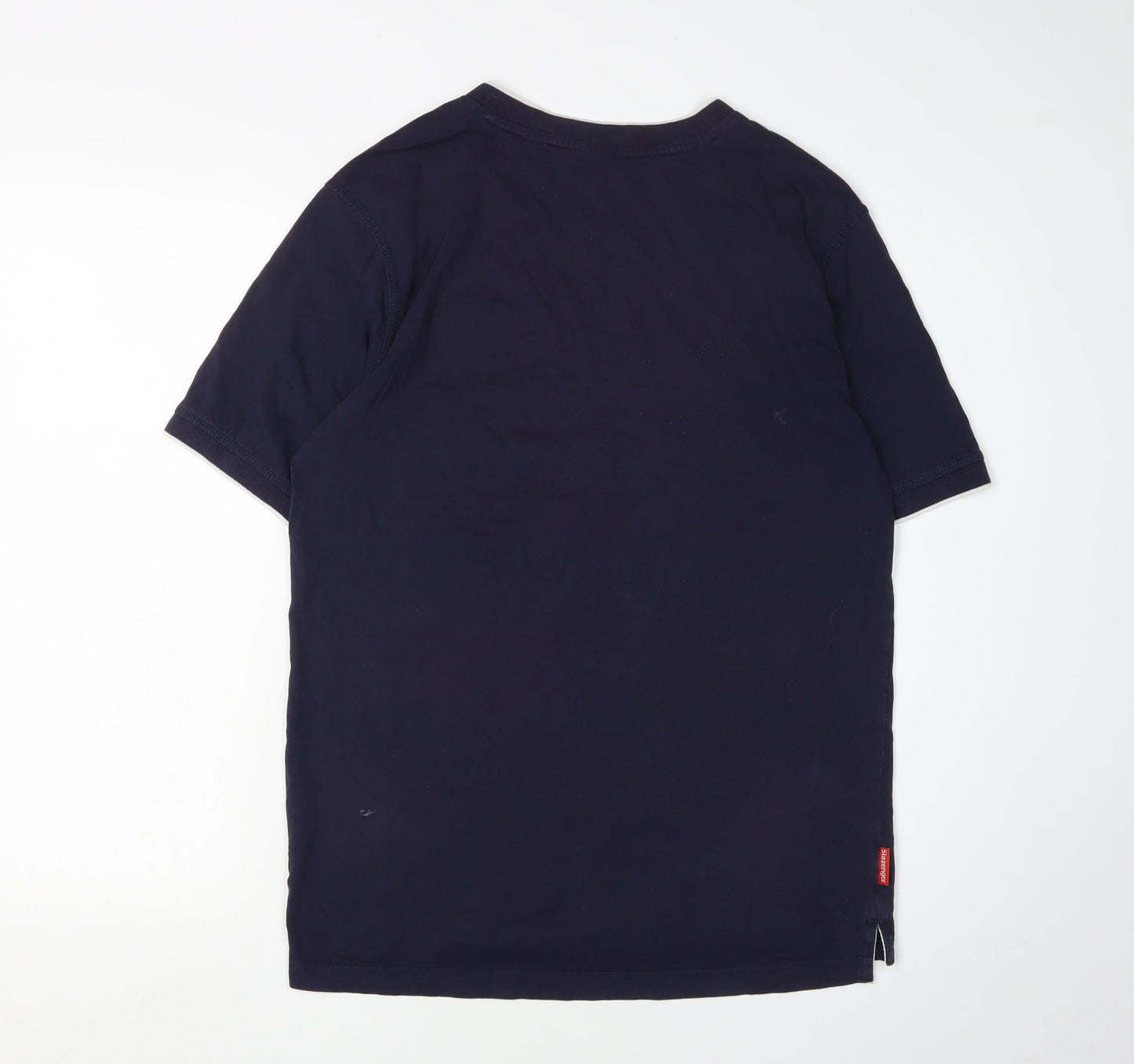 Slazenger Men's Blue V-Neck T-Shirt, Size S
