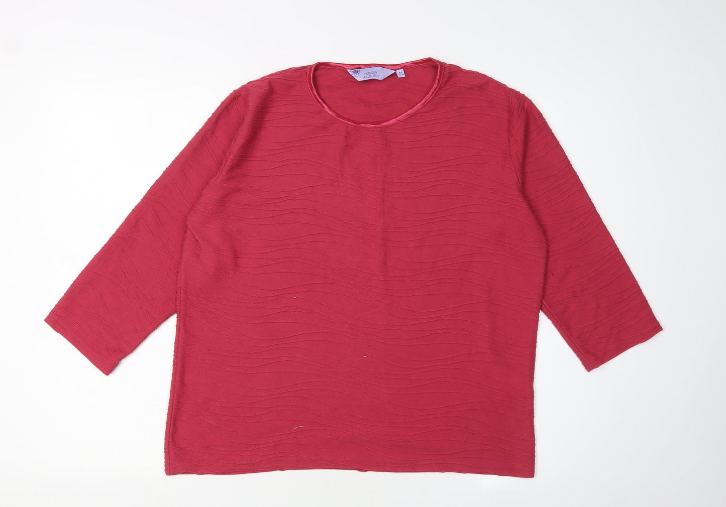 Honor Millburn Women's Red 3/4 Sleeve Top M
