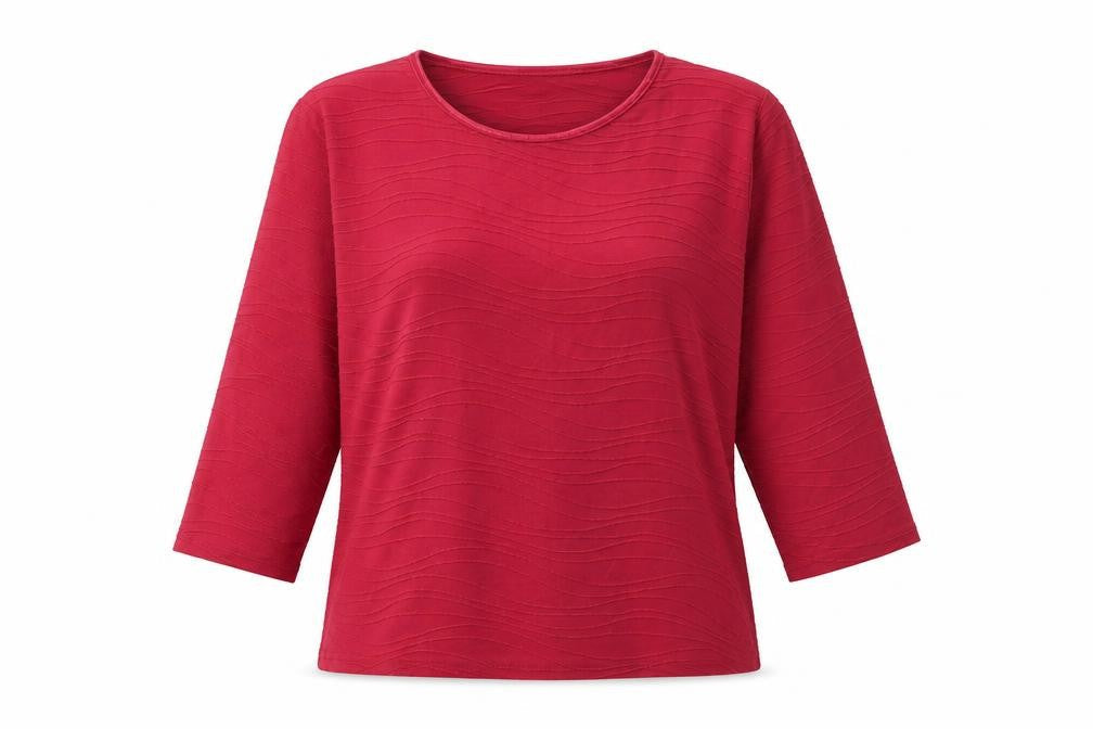 Honor Millburn Women's Red 3/4 Sleeve Top M