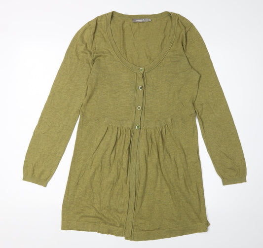 Sandwich Women's Green Cardigan, Small, Lightweight