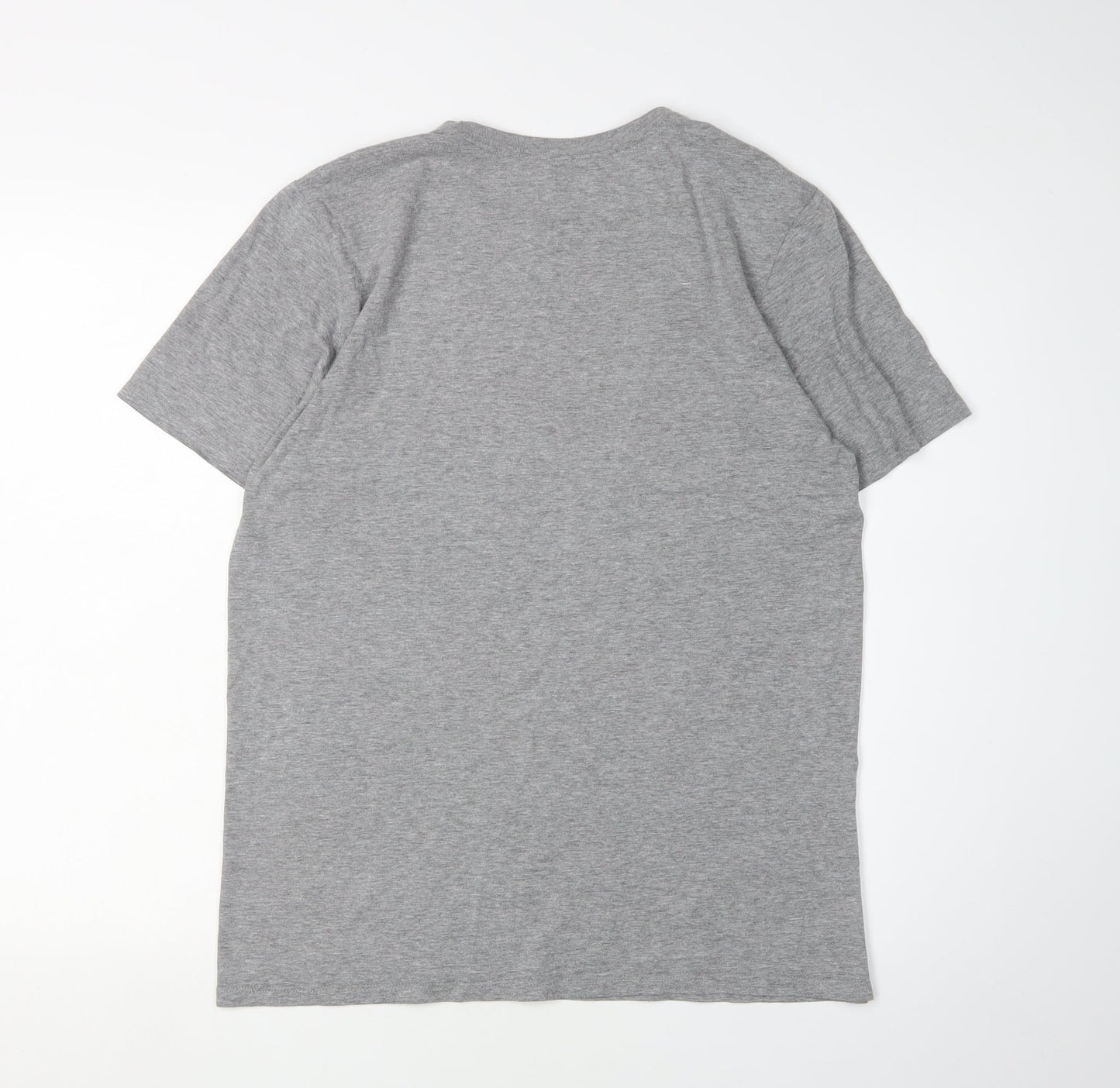Nike Men's Grey Short Sleeve Graphic T-Shirt M