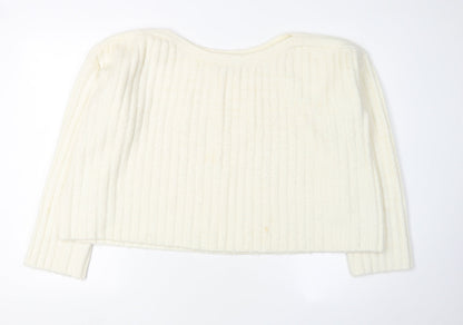 Additional front view of French Connection Women's Ivory XS Jumper