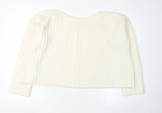 French Connection Women's Ivory XS Jumper
