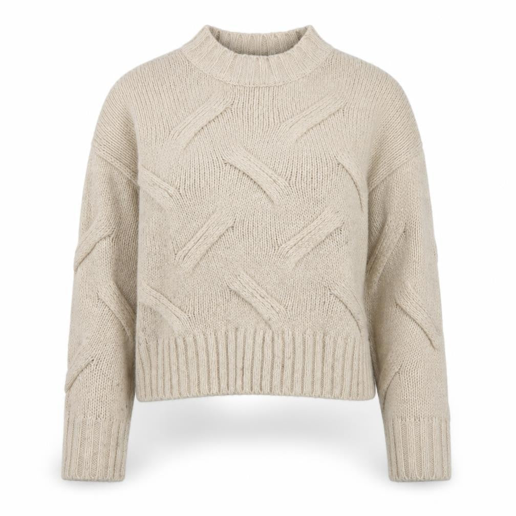 New Look Women's Beige Mock Neck Jumper M