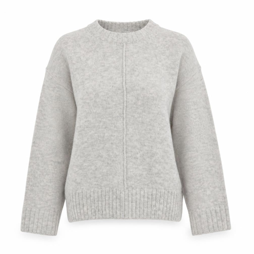 Marks & Spencer Women's Grey Knit Jumper - Medium