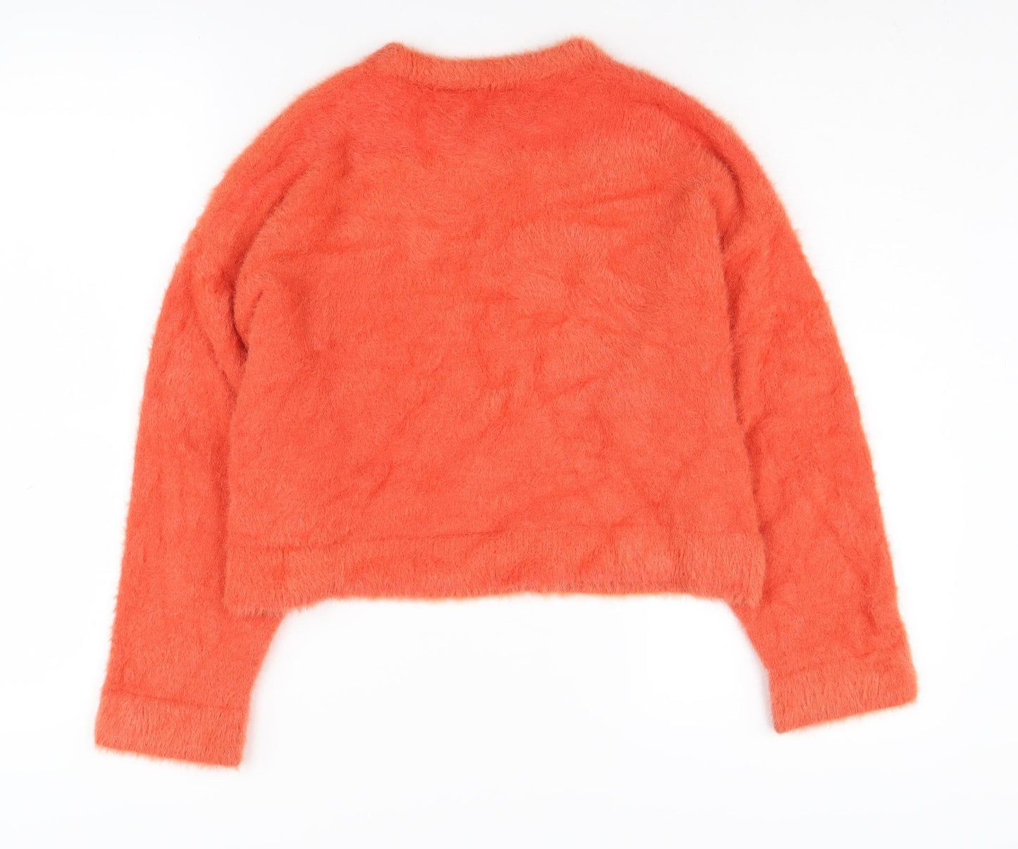 ASOS Women’s Orange Crew Neck Jumper Size 6